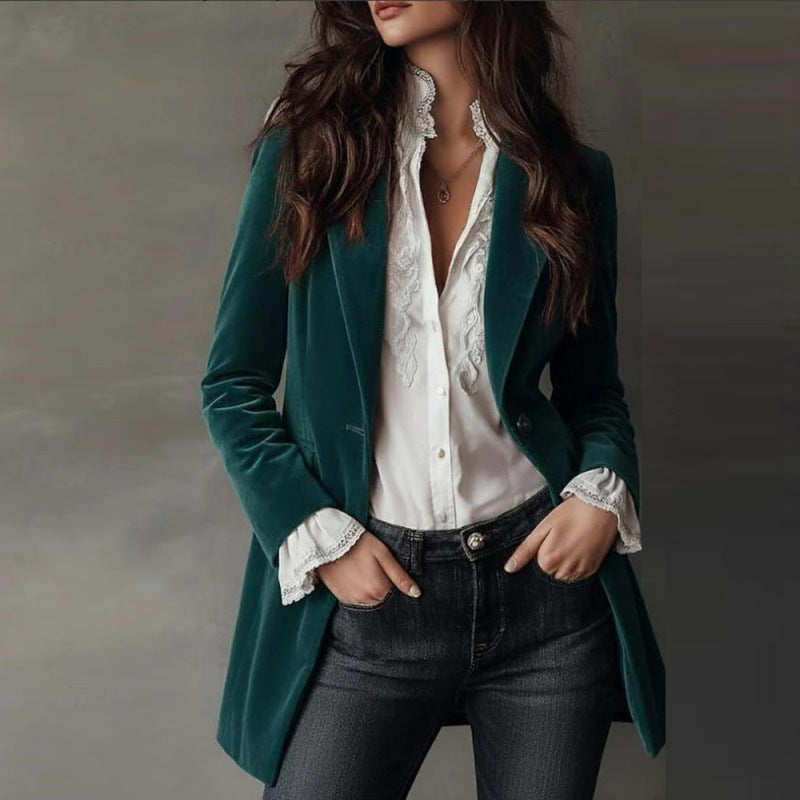 The Velour Blazer – Luxury Evening Jacket