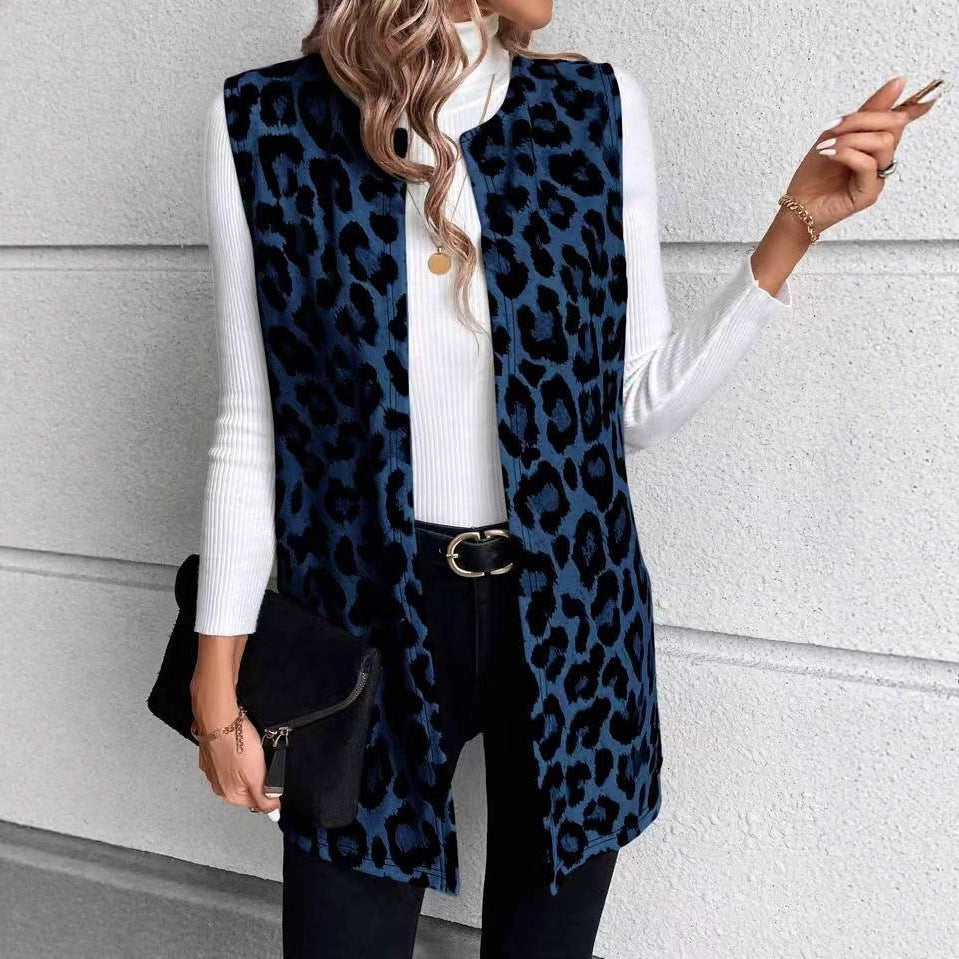 The Savanna Cardigan Jacket – Leopard Print