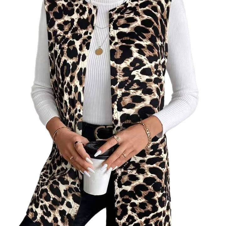 The Savanna Cardigan Jacket – Leopard Print