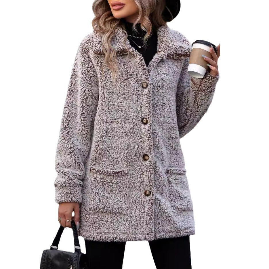 Women's Padded Cardigan Jacket – Winter Outerwear