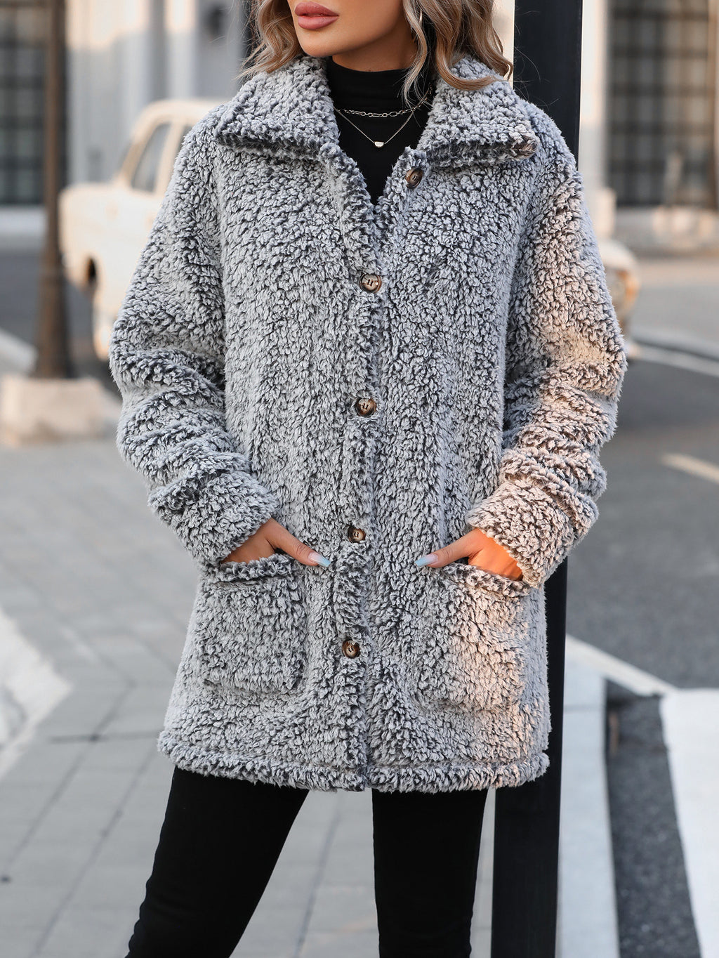 Women's Padded Cardigan Jacket – Winter Outerwear