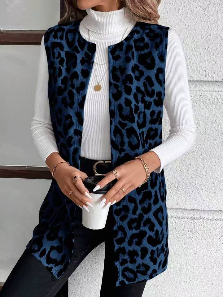 The Savanna Cardigan Jacket – Leopard Print