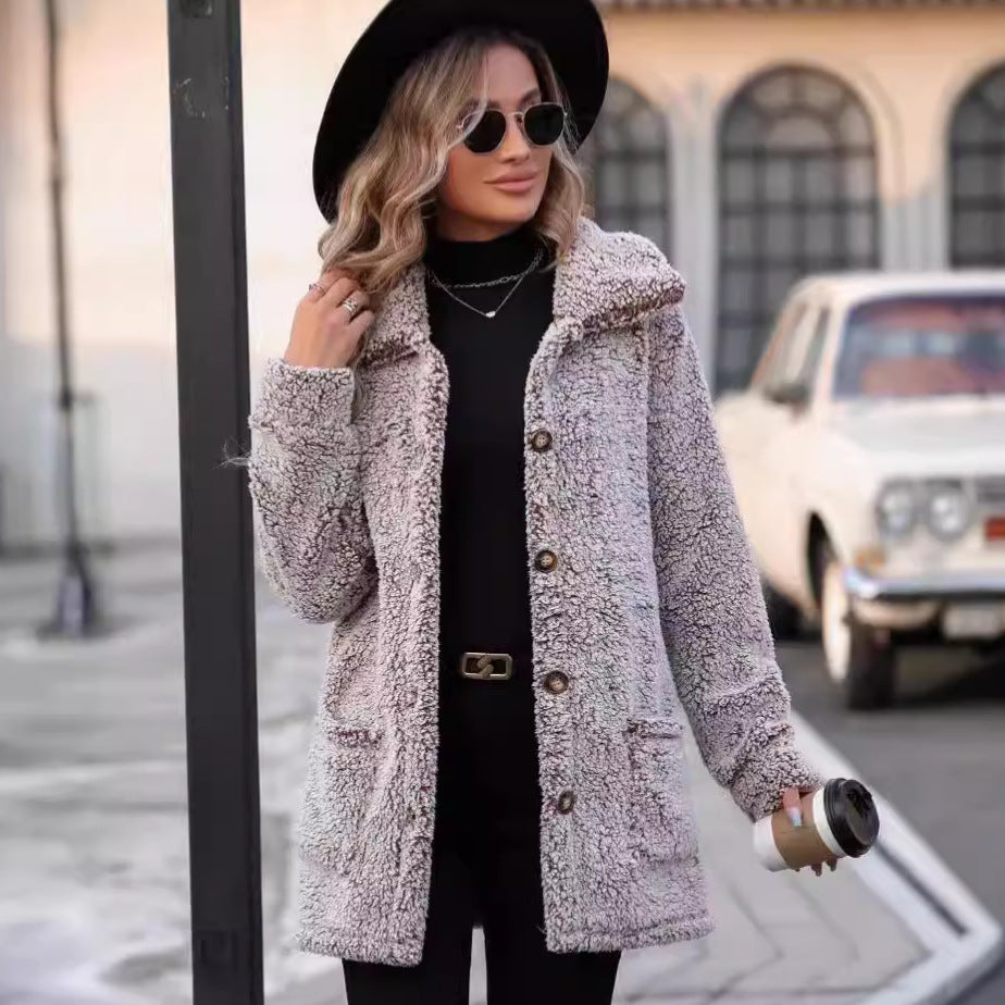 Women's Padded Cardigan Jacket – Winter Outerwear