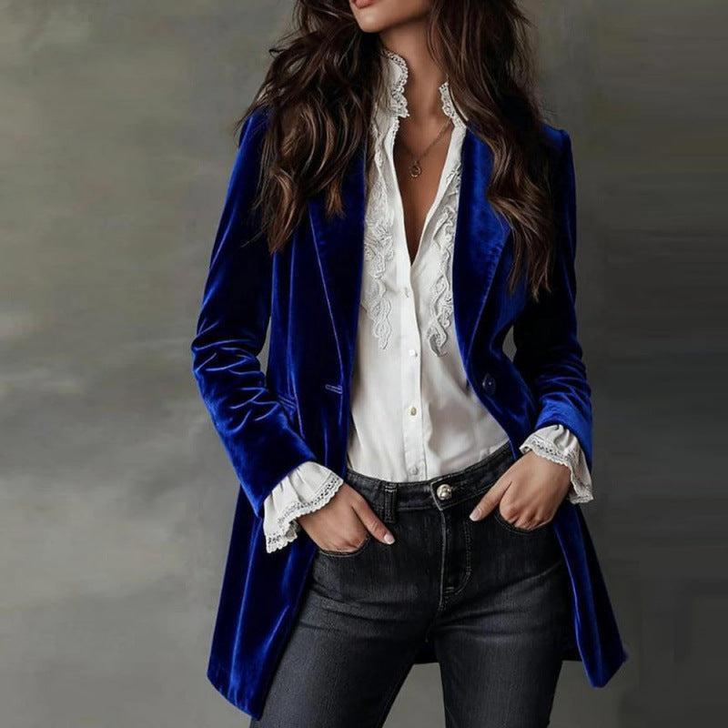 The Velour Blazer – Luxury Evening Jacket