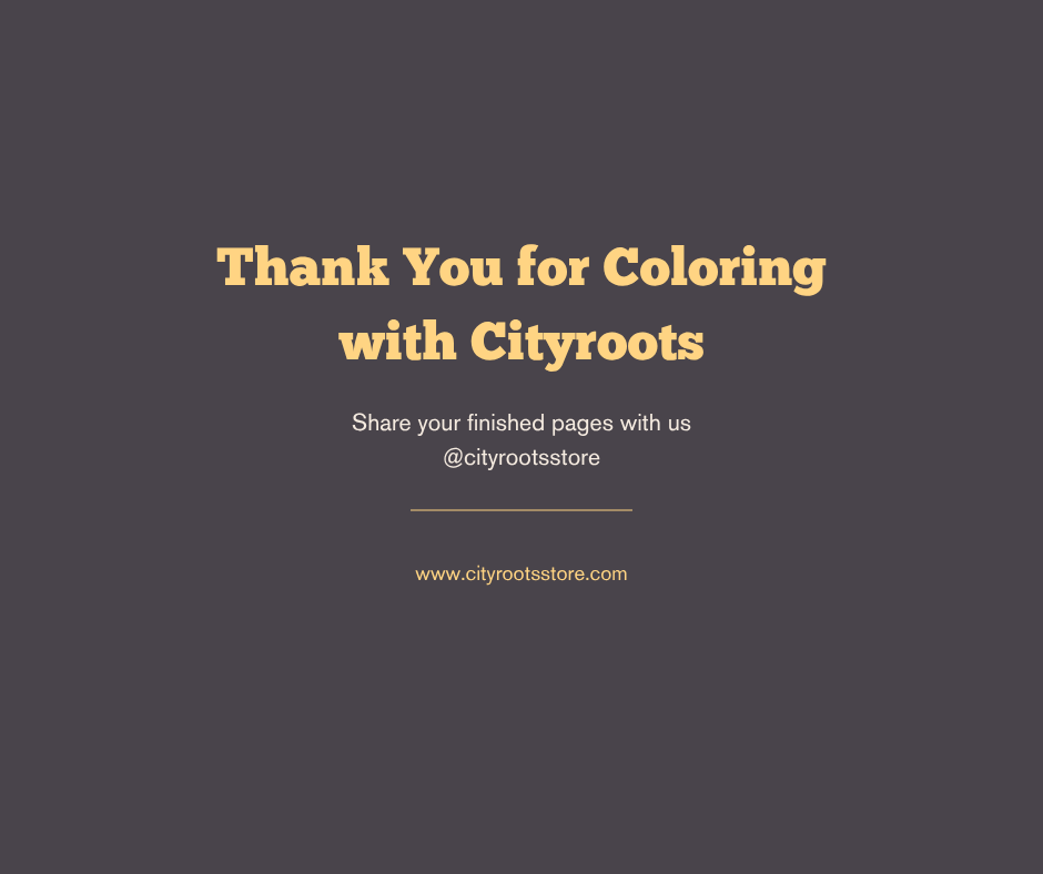 Cityroots Seasonal Coloring Book
