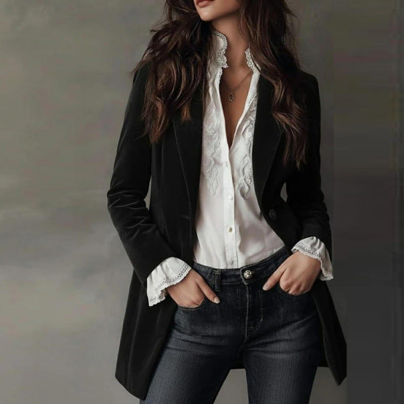 The Velour Blazer – Luxury Evening Jacket