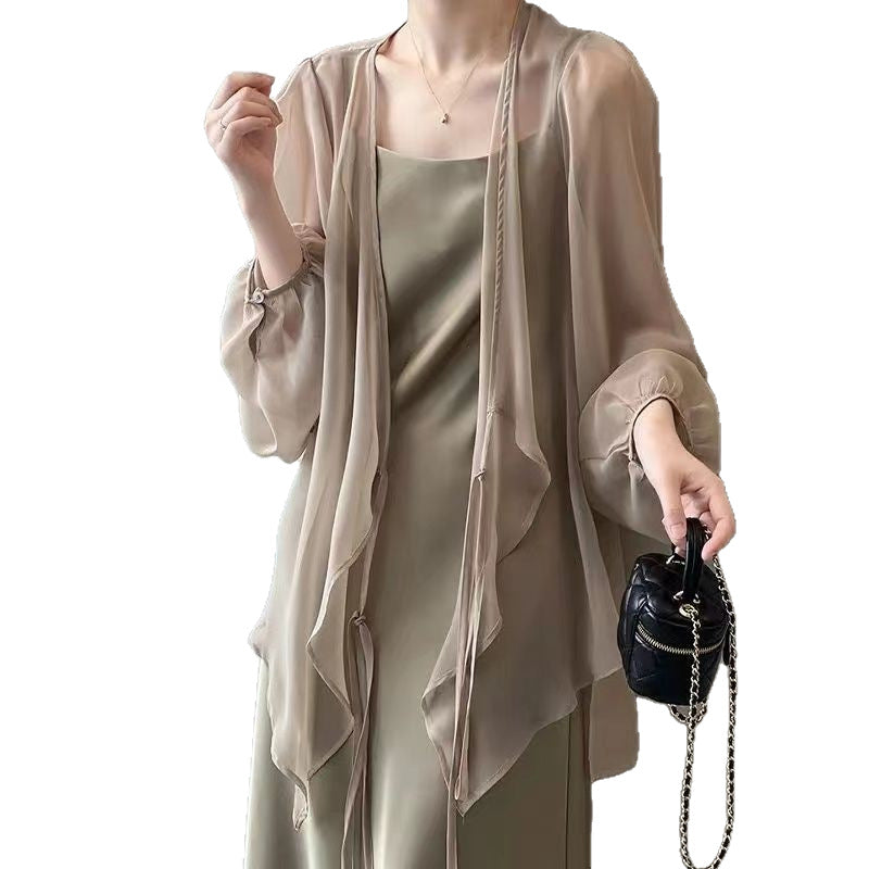Soleil Sun-Protective Cardigan – Lightweight Women's Knitwear