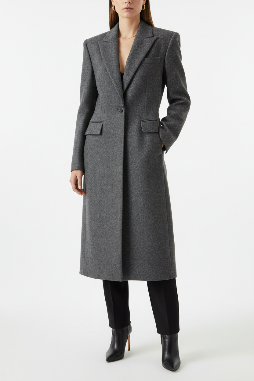 Longline Blazer Coat Product Shot