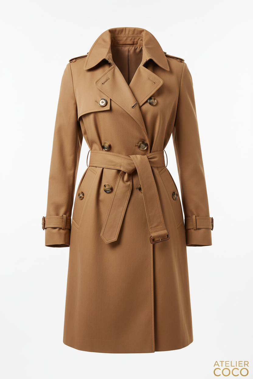 Trench Coat Product Shot